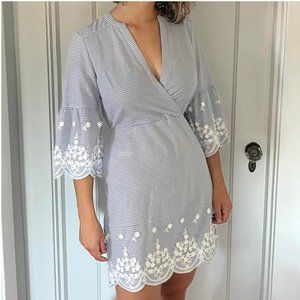 Blue Floral Dress